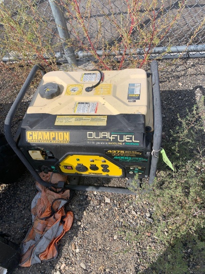 CHAMPION DUAL FUEL GENERATOR