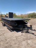 HOMEMADE PONTOON BOAT