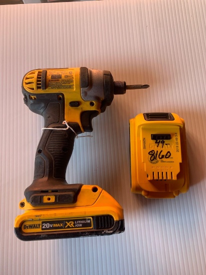 DEWALT IMPACT AND BATTERY TAXABLE