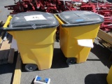 ROLLING TRASH CANS WITH SPILL KITS