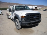 2008 FORD F-450XL FLATBEED