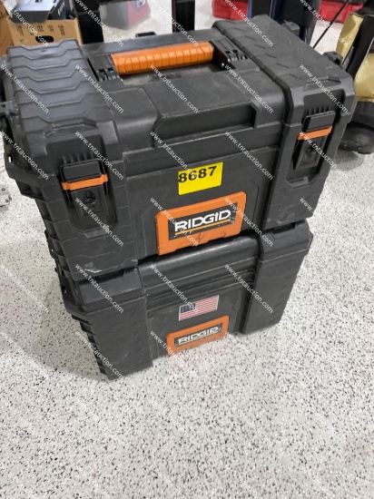 RIDGID TOOL BOXES AND POWER TOOLS