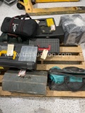PALLET W/ POLICE EVIDENCE/TOOLS