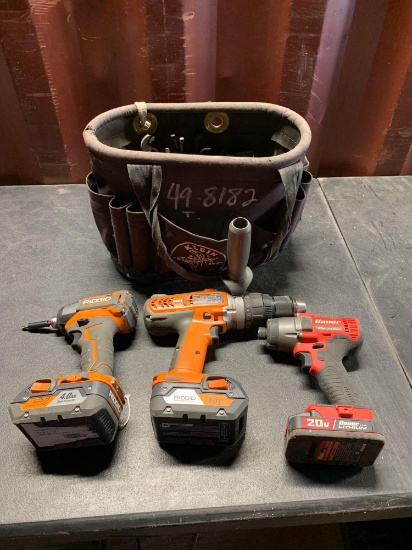 TAXABLE BAG OF CORDLESS TOOLS