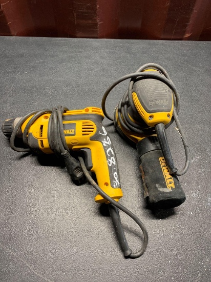 DEWALT DRILL AND SANDER TAXABLE