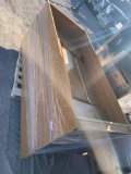 3- WOOD BOOK SHELVES