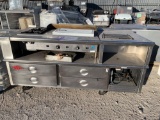 UTILTY STAINLESS 2 BURNER AND GRIDDLE