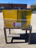 BENCH AND METAL CABINETS