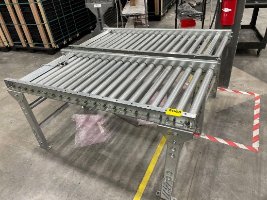 (2) Roller Conveyors