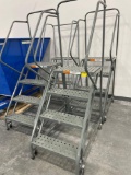 (4) Sets 4ft Portable Stairs