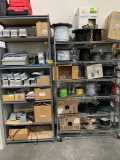 (2) Adjustable Shelving Units, Wire and Misc