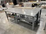 (2) Work Tables. 8ft long