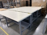(4) Work Benches. 8ft long.