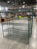 (2) Wire Rack Shelving Units
