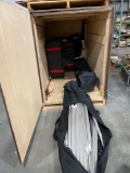 Trade Show Booth Parts, Equipment and Shipping Box