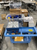 Cart w/ Misc Electronic Equipment