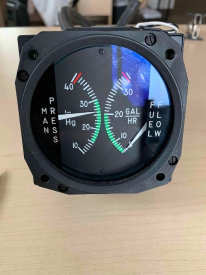 CESSNA MANIFOLD PRESSURE AND FUEL FLOW