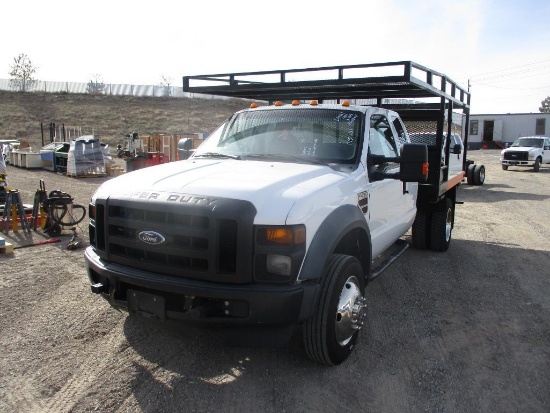 2008 FORD F-450XL FLATBED
