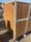 WOOD ROLLING CABINET