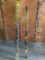 FISCHER AND ROSSIGNOL SKIS