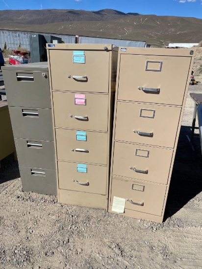 3- FILE CABINETS