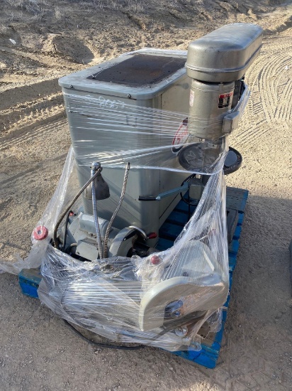 MARIC 1 C112 DRILL PRESS / GRINDER AND CABINET