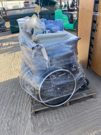 WHEEL CHAIRS / WATER COOLERS AND REGISTER