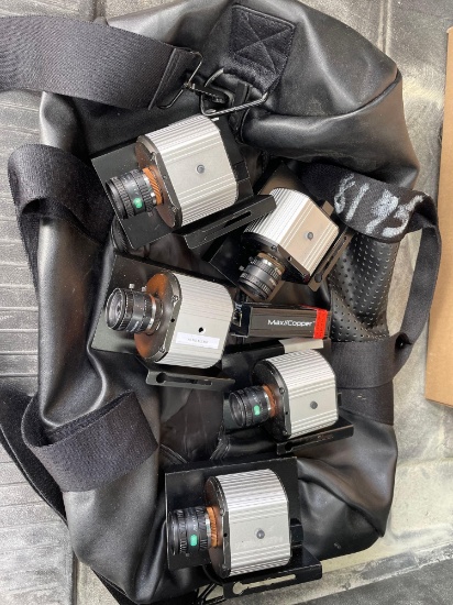 BAG W/ SECURITY CAMERAS