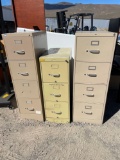 3- FILE CABINETS