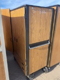 WOOD ROLLING CABINET
