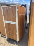 WOOD ROLLING CABINET