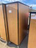 WOOD ROLLING CABINET