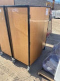 WOOD ROLLING CABINET