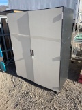WOOD ROLLING CABINET