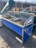 STAINLESS STEEL SERVING CART