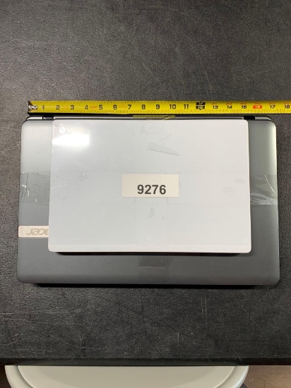1 ACER LAPTOP, 1 LG LAPTOP