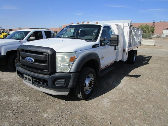 2011 FORD F-450 FLAT BED DUMP