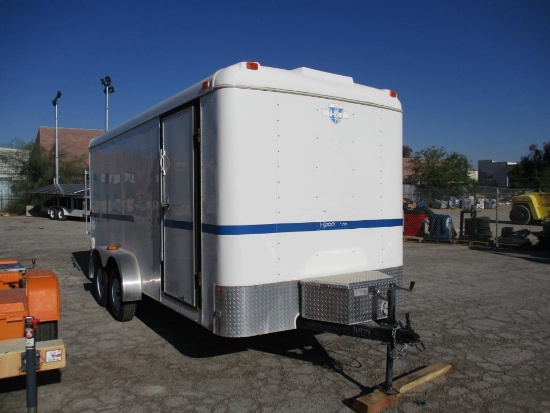 2009 INTERSTATE ILRD716TAS ENCLOSED TRAILER