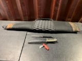 TAXABLE GUN CASE AND KNIVES