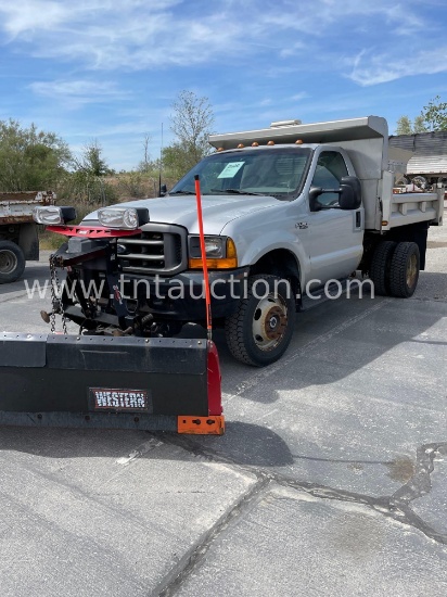 1999 FORD F450 DUMP 4X4