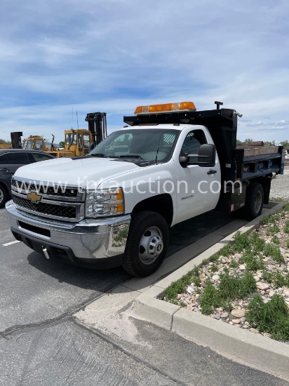 2012 CHEV 3500 DUMP 2WD