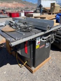 INCA TABLE SAW W/ TABLE, BIN AND MISC. TOOLS