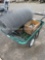 WHEELBARROW AND CHICKEN WIRE