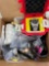 BOX W/ WATCHES, JEWELRY AND GLASSES