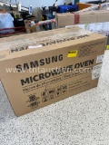 SAMSUNG MICROWAVE AND DESK