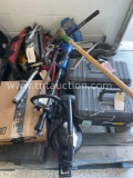 PALLET W/ POLICE EVIDENCE-TOOLS