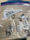 BAG W/ JEWELRY AND COIN