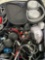 Bag w/ Headphones and Electronics