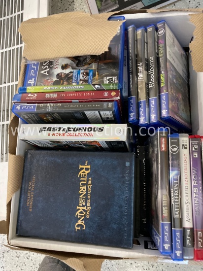 2 Boxes w/ Blurays and DVDs