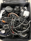 Bag w/ Headphones and Electronics